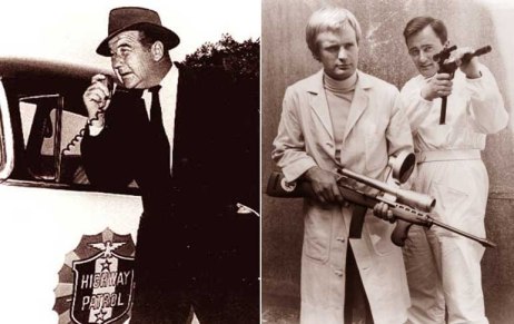 50s & 60s TV: Broderick Crawford's Highway Patrol, and The Man From U.N.C.L.E. featuring Robert Vaughn and David McCallum of NCIS fame as Soviet Illya Kuryakin